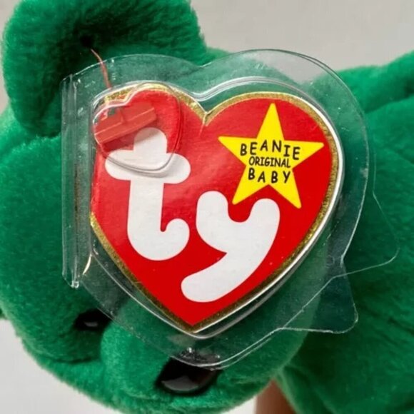 Ty Beanie Baby Erin The Bear 1997 Retired Plush Toy Rare Vintage Collectible - Picture 5 of 10